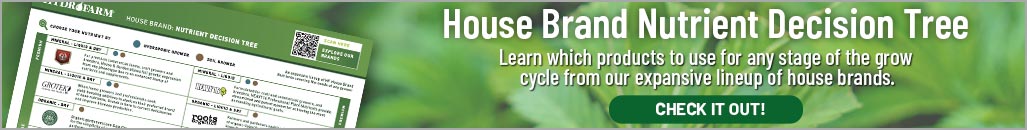 House Brand Nutrient Decision Tree